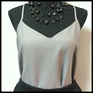 Banana Republic Gray Tank Blouse - Size S